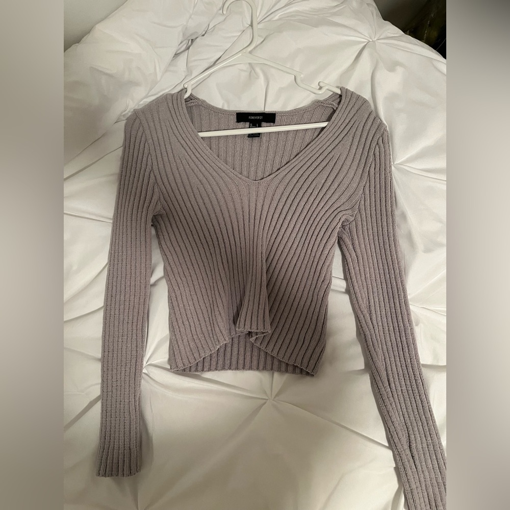 Forever 21 gray long sleeve